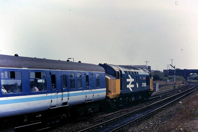 ORIGINAL 35MM SLIDE, class 37 37408 seen 15/7/1994 - unknown location £ ...