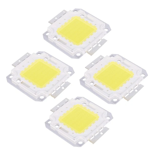 4 lampadine chip LED ad alte prestazioni 50 W luce lampada fai da te 3800 Lm 6500K R8j8