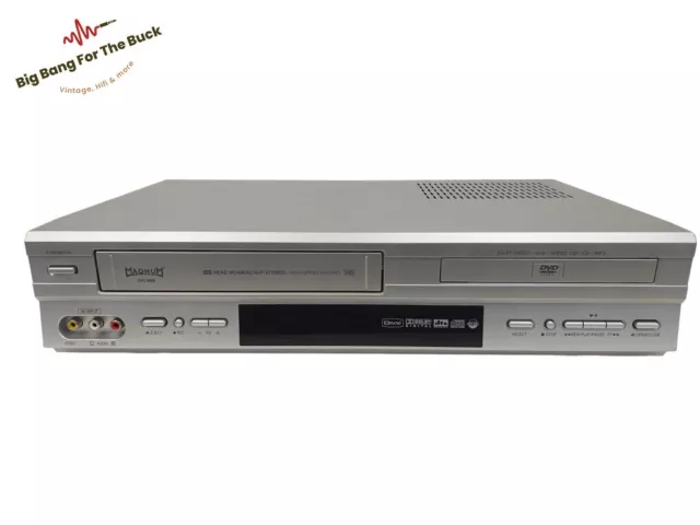 Magnum DVC-9000 VHS & DVD Videorecorder &  DVD-Player Kombination - gewartet