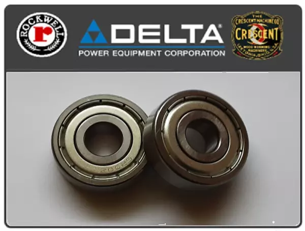 Delta Rockwell 14" Bandsaw Guide Thrust Bearing Set For Upper And Lower