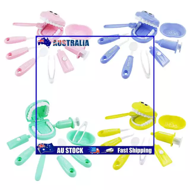 Dentist Kit with Pretend Play Set of Teeth And Dental Accessories (9 Pieces Toy)