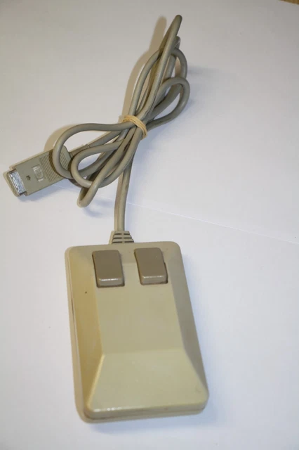 Vintage Commodore Amiga Two Button Mouse - Tested & Working