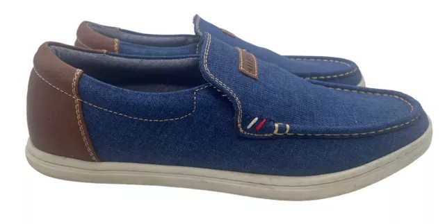 Tommy Hilfiger Men's Size 8.5 Khalid  Slip-On Comfort Sneaker Shoe Blue READ