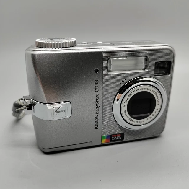 Kodak EasyShare CD33 3.1MP Compact Digital Camera Silver Tested