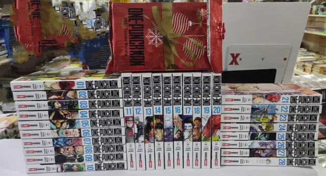 ONE-PUNCH MAN da 1 a 28 + variant 1 christmas planet manga seq. completa