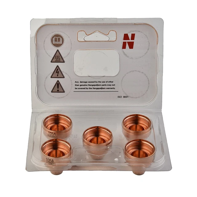 Bouclier torche plasma de remplacement cuivre Tellurium 5 pièces 220993 pour MA