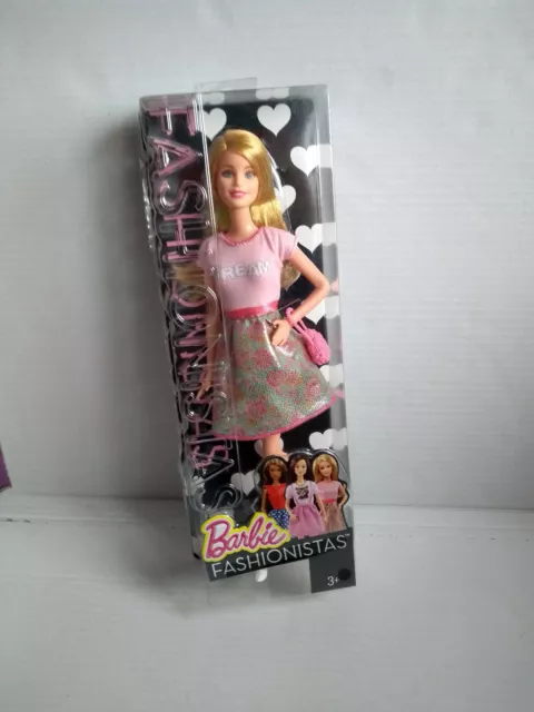 Barbie Fashionistas Dream Floral Millie Fashion 11" Doll Second Wave 2014 Mattel