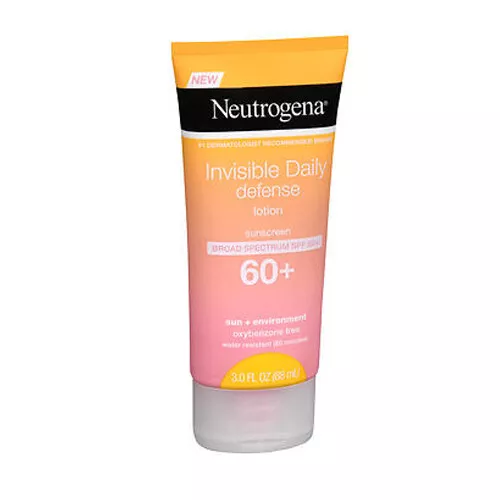 Neutrogena Invisible Journalier Défense Lotion SPF 60+ 89ml Par Neutrogena