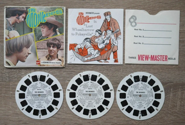 The Monkees Viewmaster Reels 1967 Set B493 Very Rare & Complete   O288