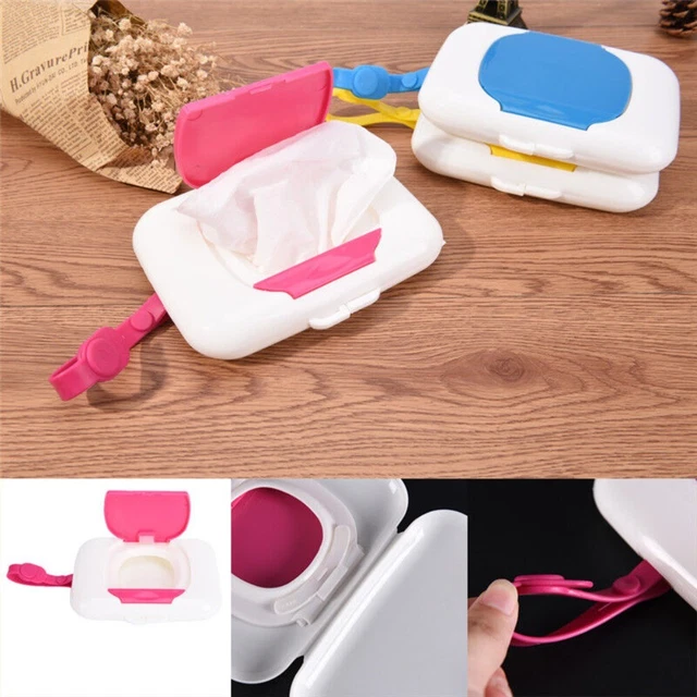 Plastic Child Wet Wipes Box Replacement Case Tissue Boxes Travel Wipe Case