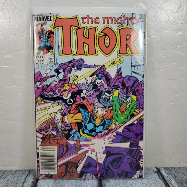 Marvel Comics The Mighty Thor #352 Volume. 1, 1985 Vintage Comic Book Sleeved