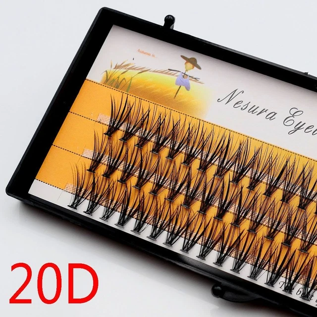 lashes Eye Makeup Tool Individual Eyelash Fake Eyelashes 20D Imitation Mink