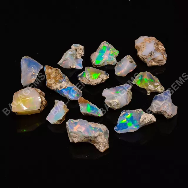 54.00 Cts. 100% Natural Tempting Ethiopian Opal 10X8 17X13 MM Rough Lot Gemstone