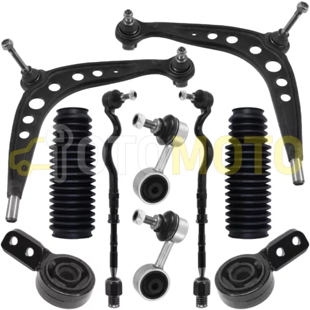 Bmw 3 E36 Kit Bras De Suspension Biellette Rotule Biellette Silent Bloc Soufflet