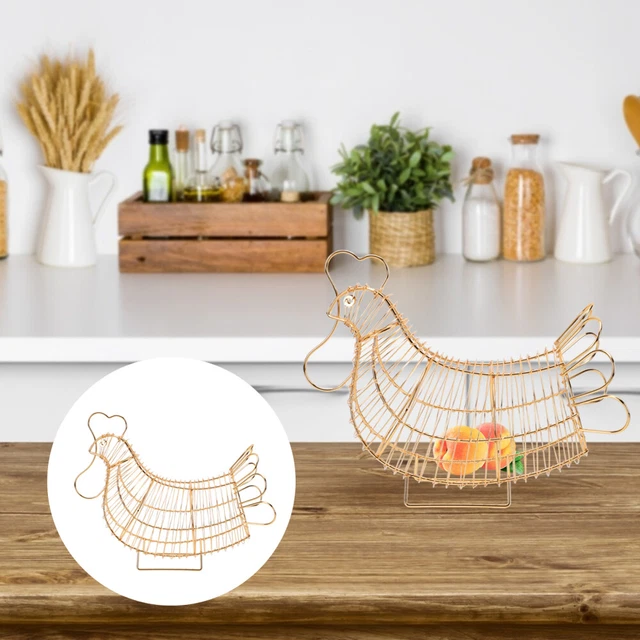 Panier à œuf avec design poule • Le Comptoir du Panier