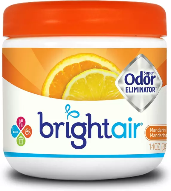 Bright Solid Air Freshener & Odor Eliminator Mandarin Orange & Fresh Lemon 14Oz