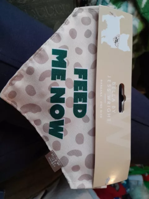 This Is A Lovely NEW dog bandana From Your Dogs  collar Feed Me Now
