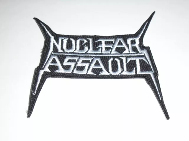 Nuclear Assault Thrash Metal Iron On Embroidered Patch