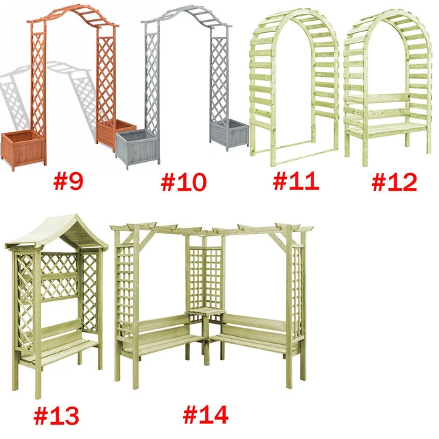 RANKGITTER GARTEN PERGOLA Rankhilfe Rankgitter Spalier Torbogen