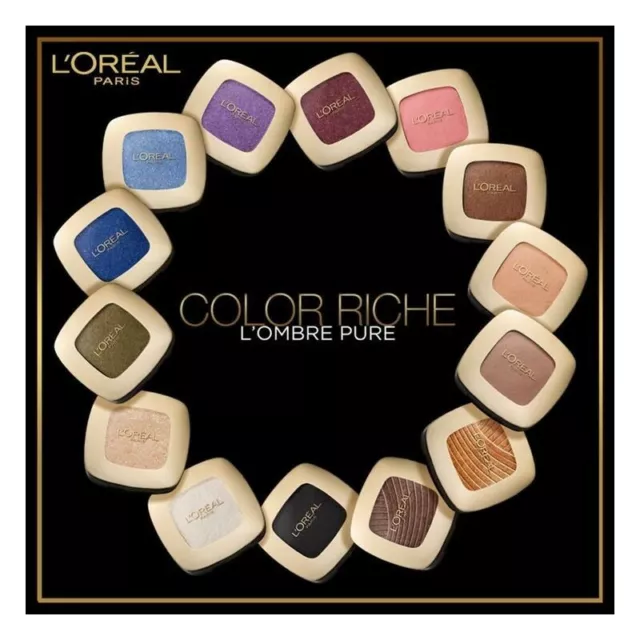 Fard à paupiere Color Riche L'ombre Pure smoky - matte - Nude - Lumière L'Oréal