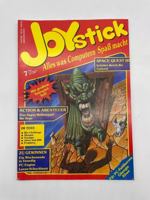 JOYstick - Alles was Computern Spaß macht / Juli | 1989 / Computerspiel Magazin