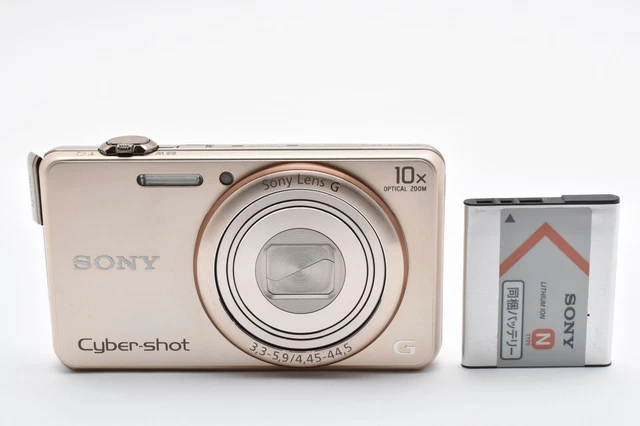 SONY CYBER-SHOT DSC-WX200 Gold Digital Camera 35 language OK