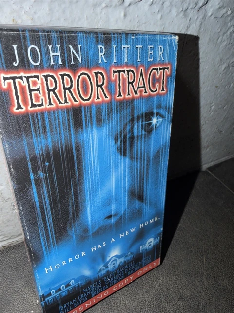 TERROR TRACT VHS Horror Oop John Ritter Bryan Cranston In Shrink! Rare ...