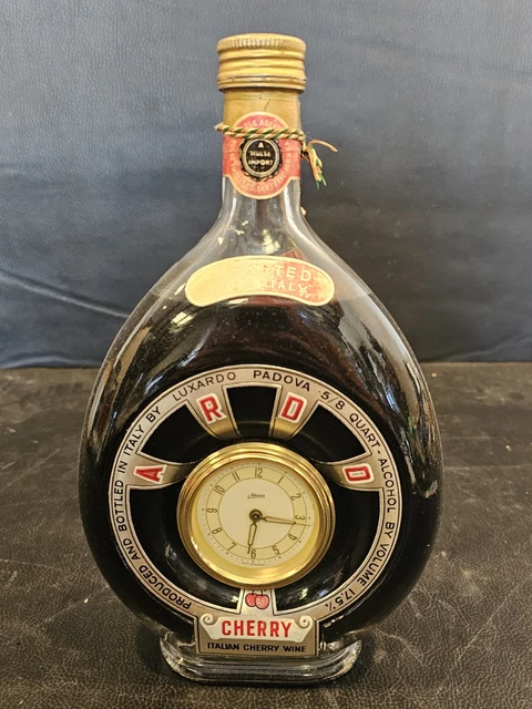 ジローラモ ルクサルド アルド チェリー ワイン VTG RARE GIROLAMO Luxardo Italian Ardo Cherry Bottle w/Mercedes