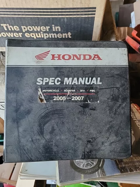 Honda Spec Manual Motorcyle Scooter Atv 2005 2006 2007 Pwc