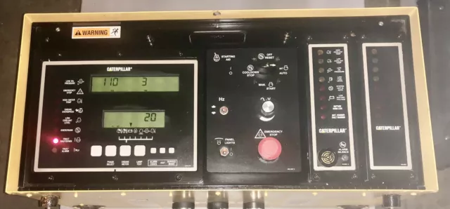 Used Caterpillar 133-6350  EMCP II 2 Control Panel GSC