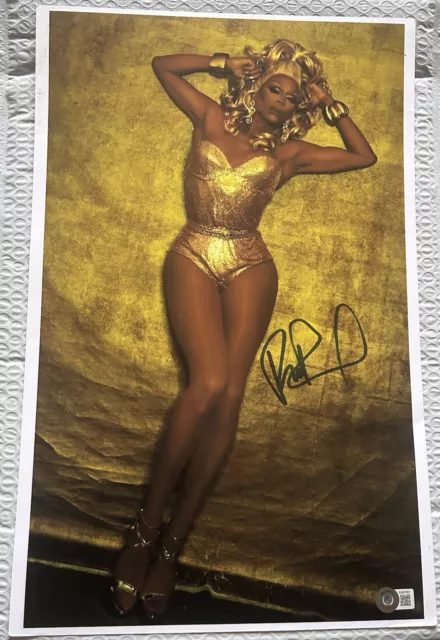 Rupaul Charles Signed Photo Drag Race Speaks BAS COA Beckett BJ067991
