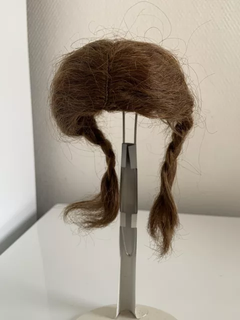 Belle Perruque Naturelle Pour Poupee Ancienne Jumeau, Bru, Steiner, Sfbj, T.4
