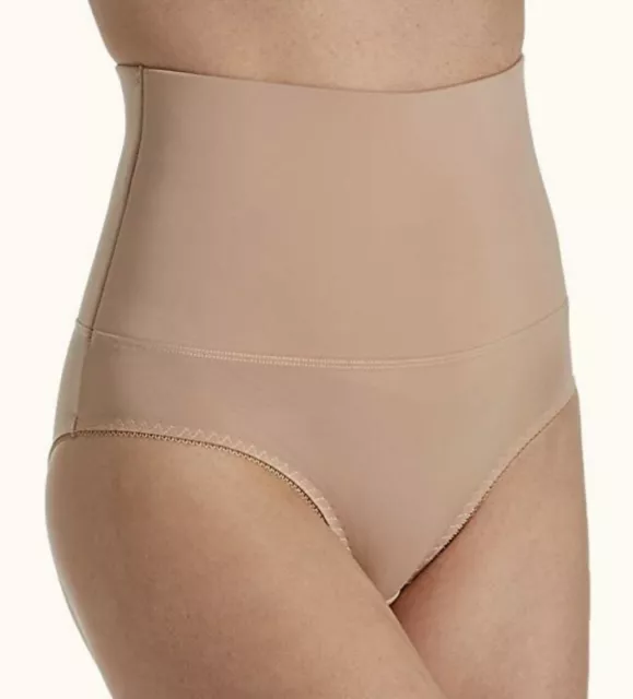 Heavenly Secrets Mid Waist Nude Control Shaping Brief Panty NEW Womens 2X 3X 4X