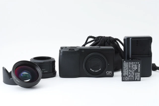 " Exc+5 " RICOH GR Digital II 2 10.1MP 5.9mm f2.4 GH-1 GW-1 Digital Camera JAPAN