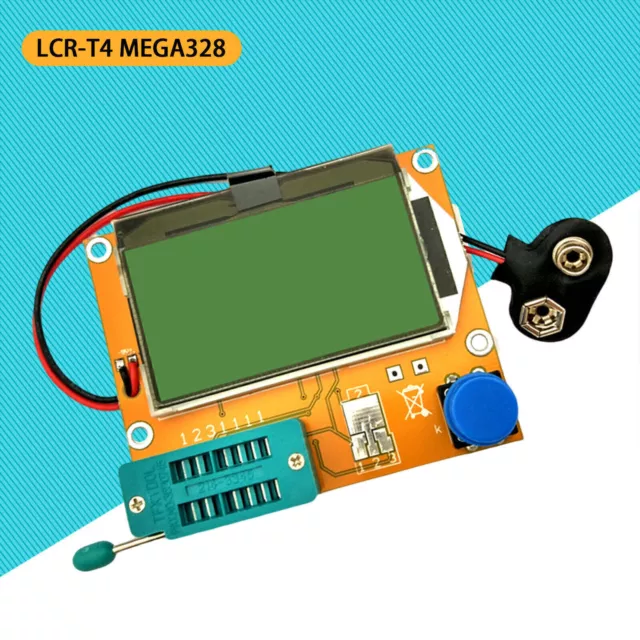 LCR-T4 Mega328 Transistor Tester Diode Triode Capacitance ESR Meter MOS MessgeLO