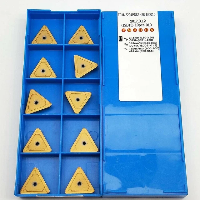 TPKN2204PDSR-SU Hartmetalleinsatz for Stahl Einsatz Präzision Schleifen Carbid