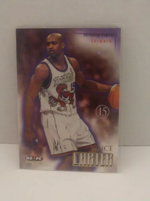 1999 Fleer Skybox NBA Hoops Vince Carter Limited Edition Rookie Card 032/250