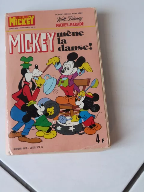 Mickey parade bis n° 1208 année 1976 :"Mickey mène la danse"