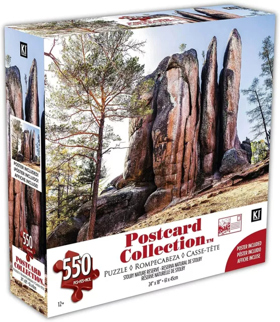 550 Piece Puzzle for Adults Postcard Collection -Stolby Nature Reserve