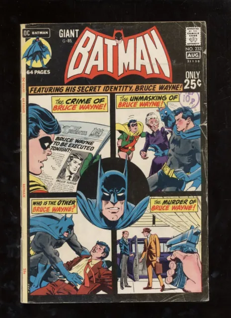 Batman #233 - Giant 64 Pages - 1971