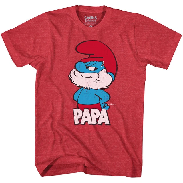 THE SMURFS PAPA Smurf Shirt 19.99 PicClick
