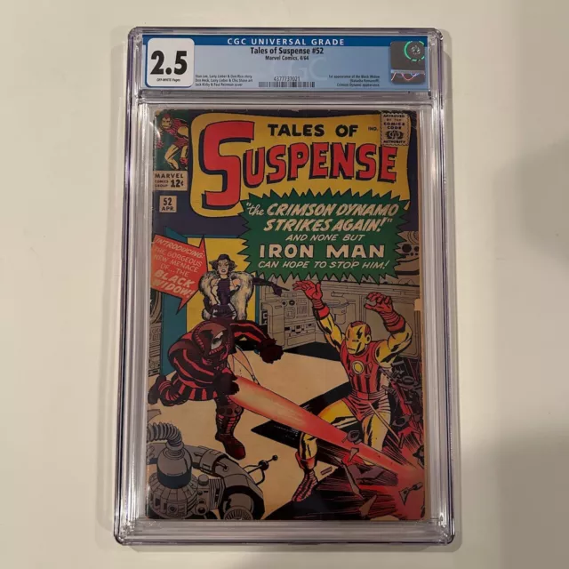 Tales of Suspense #52 CGC 2.5 OWP 4377737021 - 1st appearance of Black Widow