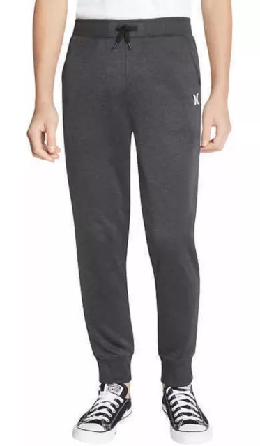 Hurley Youth Boys French Terry Solar Jogger Size L(14-16) Black (dark Grey)