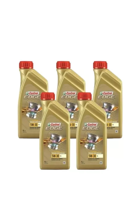 5 Litri Olio Motore Castrol Edge Titanium Fst Longlife Iii 5W30 Ll