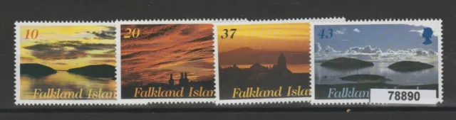 Falkland Islands Dep 2001 Albe Und Sonnenuntergänge 4 V MNH Yv MF78890