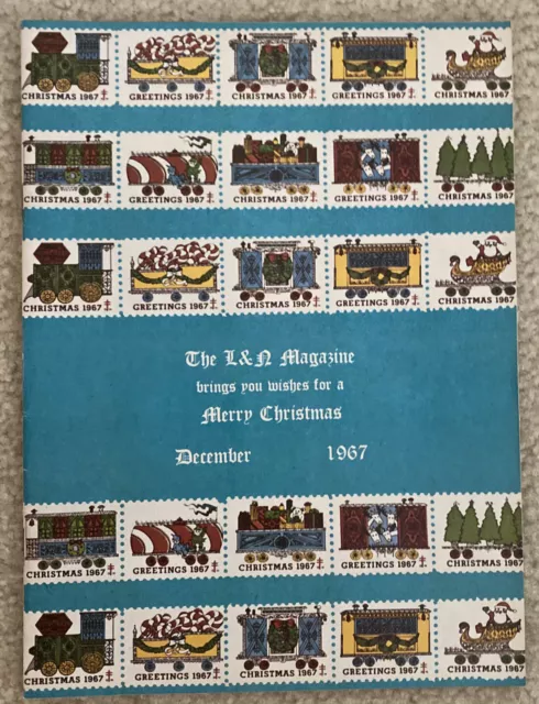 Louisville & Nashville Railroad Christmas Magazines - Lot of 9
