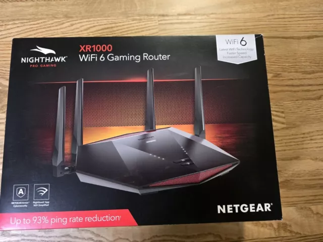 Netgear XR1000 NIGHTHAWK WiFi 6 Pro Gaming Router