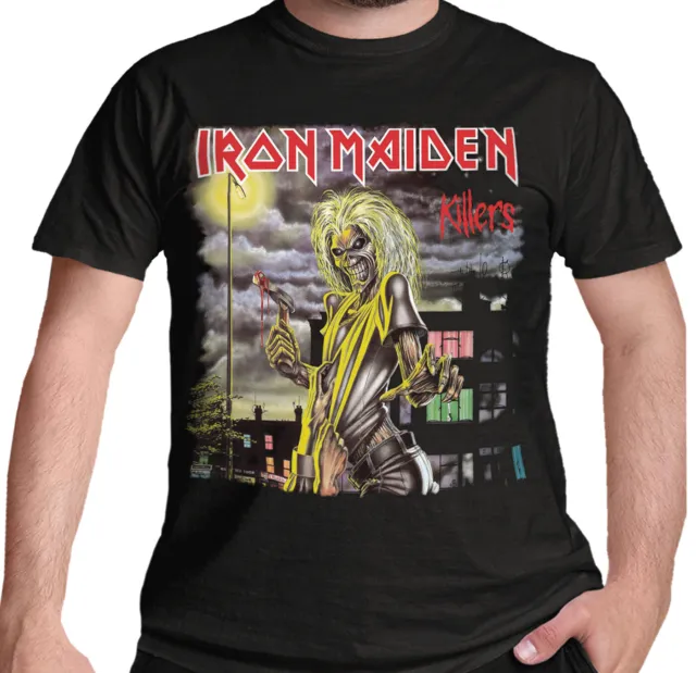 Iron Maiden Killers T Shirt Official  New  Black