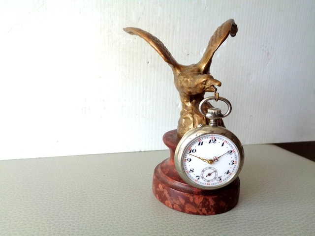 Ancien Porte-montre Publicitaire Gardner Denver Co Jackhammer – Vintage