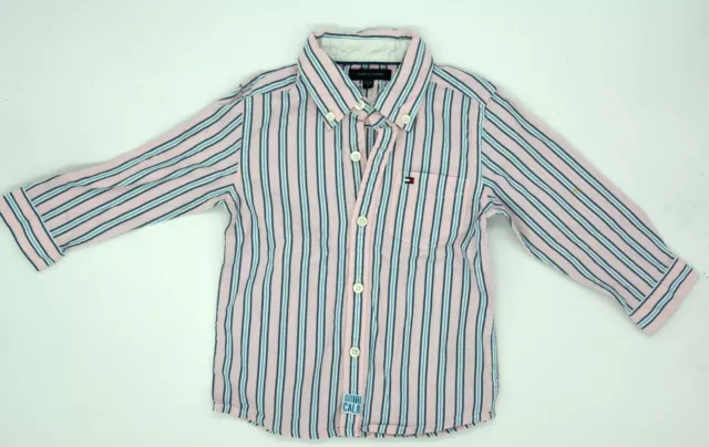 Originale Bambino Camicia Di Tommy Hilfiger Taglia 12-18M 80
